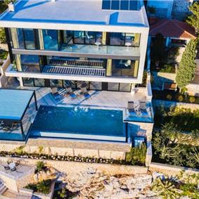Luxury 7 Bedroom Dubrovnik Beachfront Villa with Infinity Pool, Sleeps 14